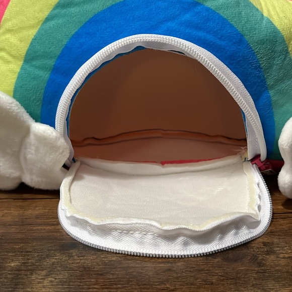 Pixie Crush Pink Rainbow Plush Bag/ Snug a babies - Picture 5 of 10